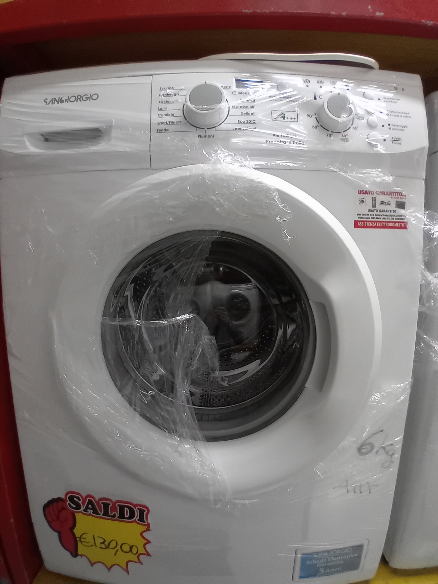 LAVATRICE SAN GIORGIO SLIM 6KG