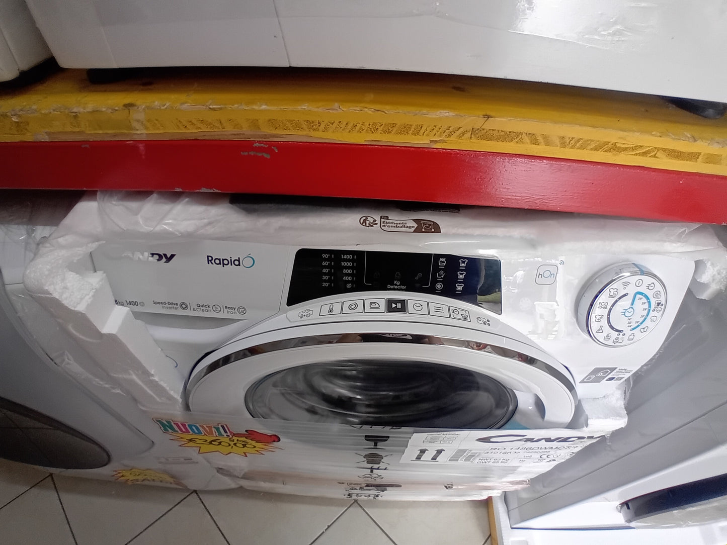LAVATRICE CANDY RAPIDO' 8KG
