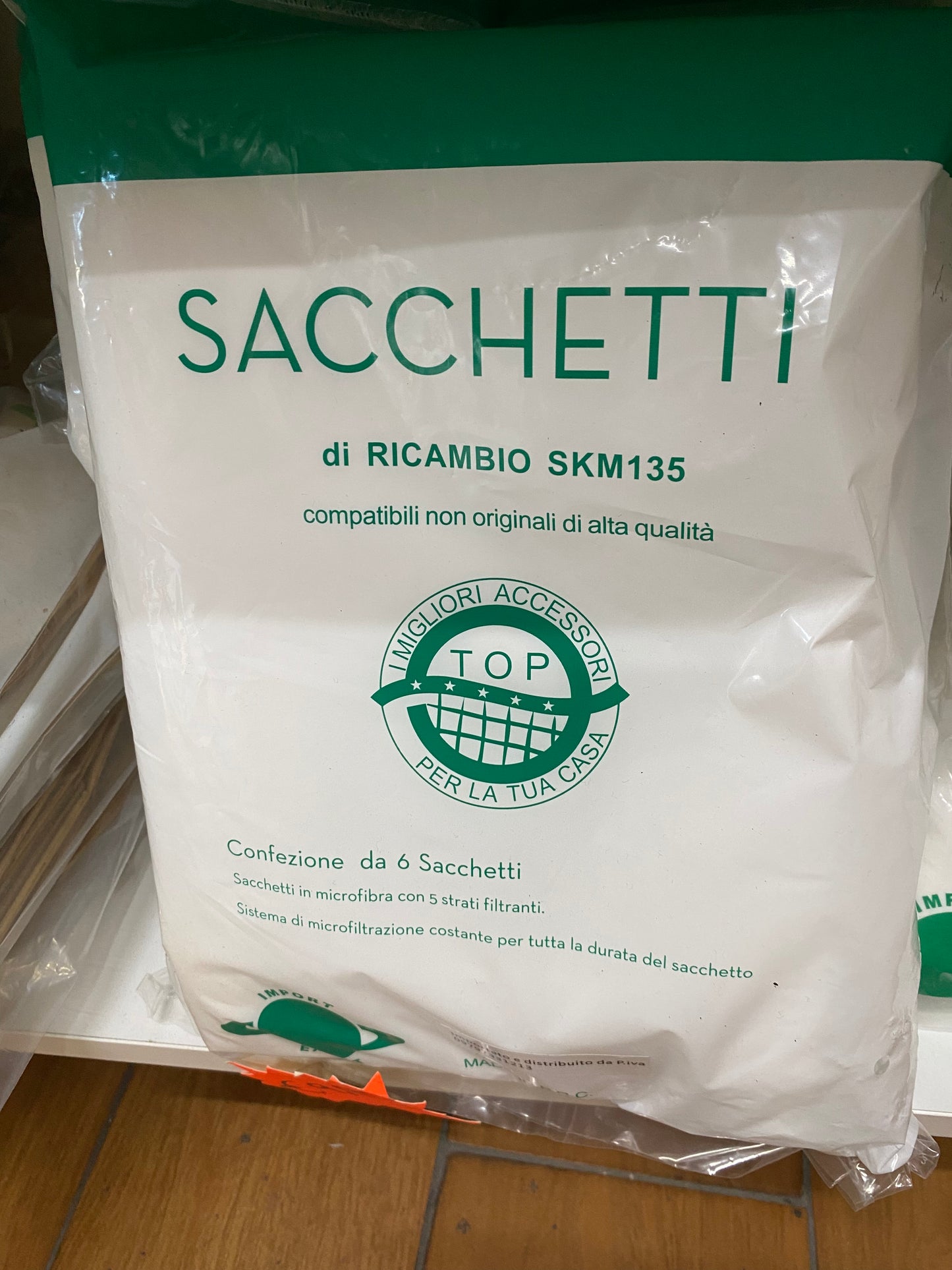 SACCHETTI FOLLETTO VK135/136 COMPATIBILI