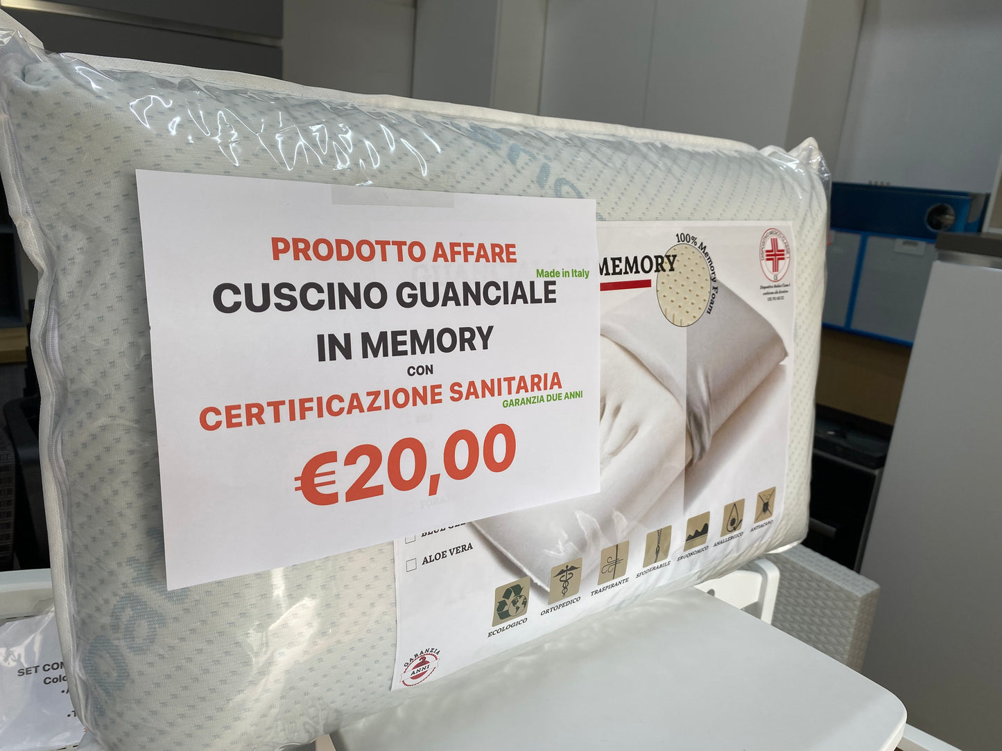 CUSCINO GUANCIALE IN MEMORY