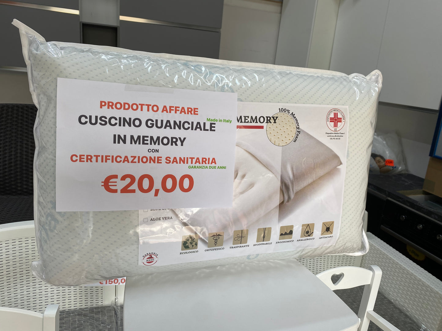 CUSCINO GUANCIALE IN MEMORY