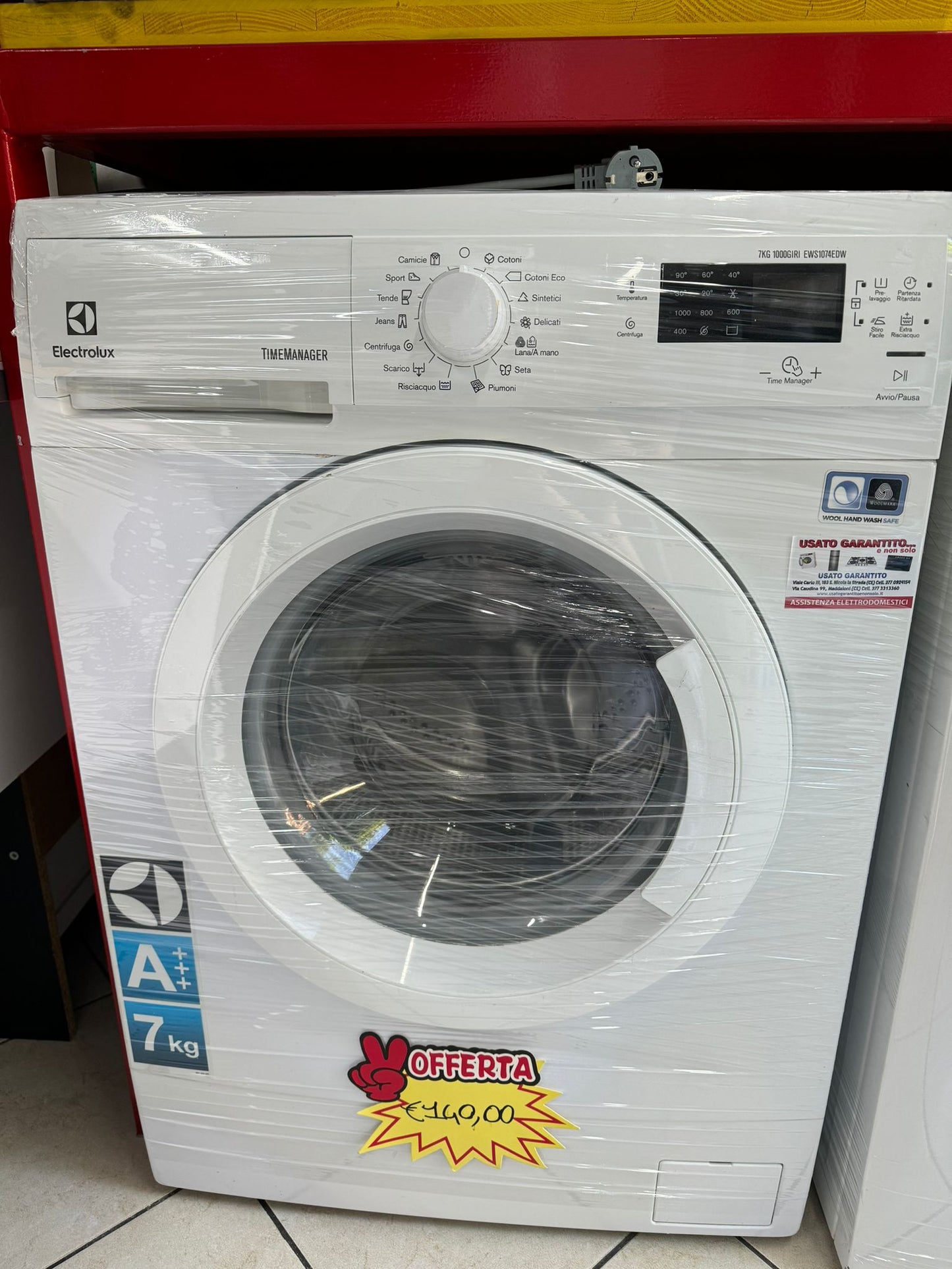 LAVATRICE ELECTROLUX 7KG